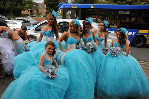Blue Bridesmaids Dresses??